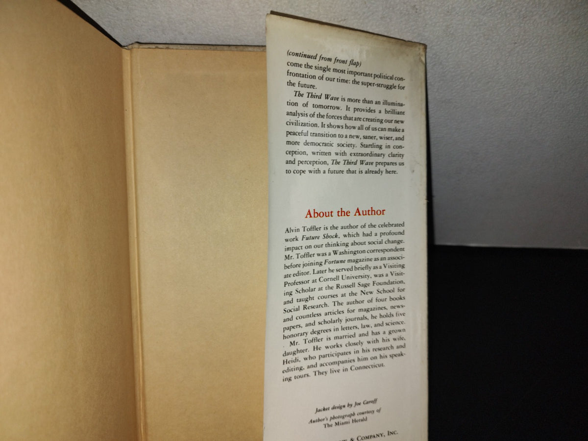 212- The Third Wave - Alvin Toffler - William Morrow And Company, Inc. - First Edition 1980