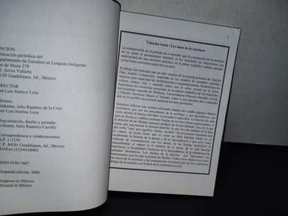 192- Función Gramática Didáctica Del Huichol. Vol. I. Estructura Fonológica Y Sistema De Escritura