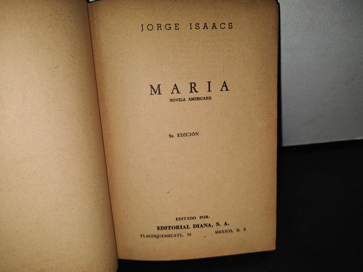 66- María - Jorge Isaacs - Editorial Diana, 1964