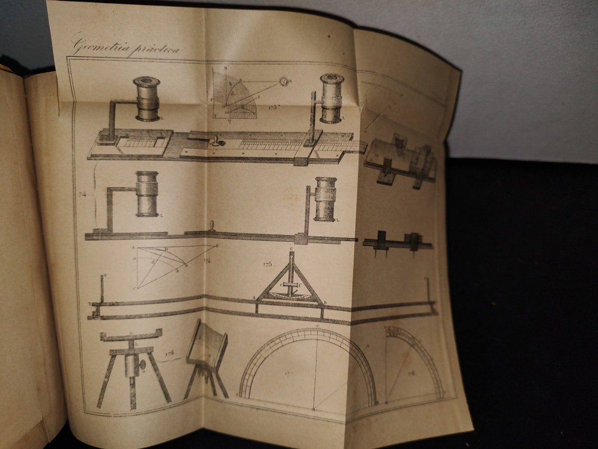 60- Compendio De Matemáticas Puras Y Mixtas. Tomo Primero - José Mariano Vallejo - 1883