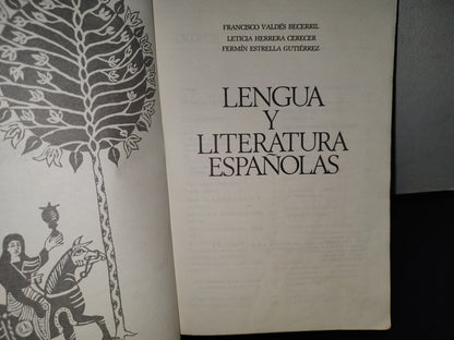78- Lengua Y Literatura Españolas - Francisco Valdés Becerril - 1982