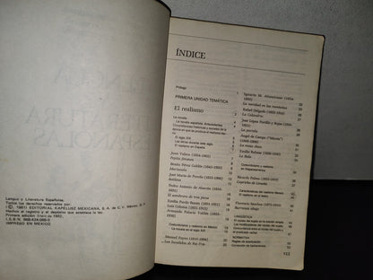 78- Lengua Y Literatura Españolas - Francisco Valdés Becerril - 1982
