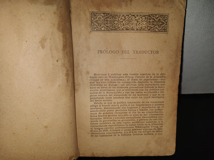 85- Cuentos De La Alhambra - Washington Irving - Editorial Prometeo - 30'S