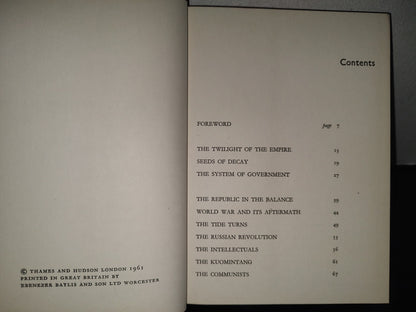 84- The Chinese Revolution - Tibor Mende - Thames And Hudson London 1961