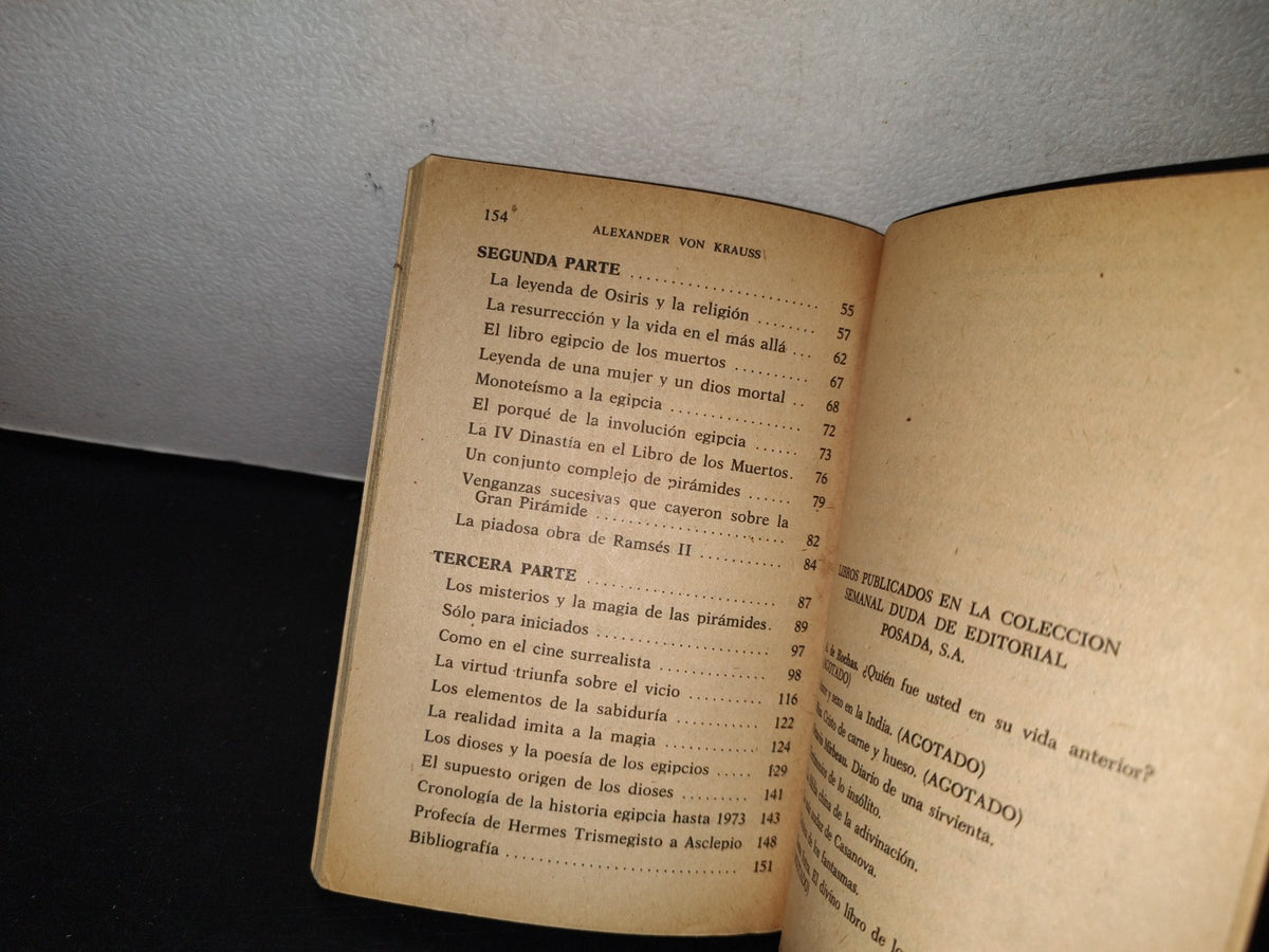87-2- ¿Han Sido Revelados Los Misterios De La Gran Pirámide? - Alexander Von Krauss - 1974