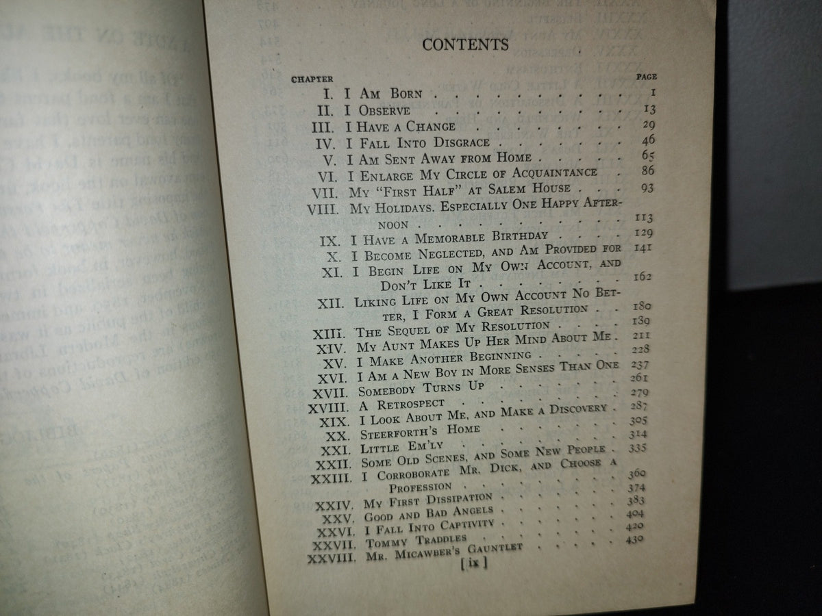 63- Inglés- David Copperfield - Charles Dickens - The Modern Library. New York 40'S - 50'S