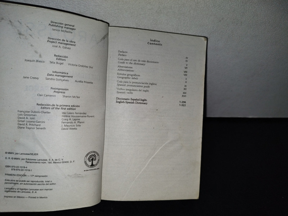78- Larousse Diccionario Pocket Inglés-Español