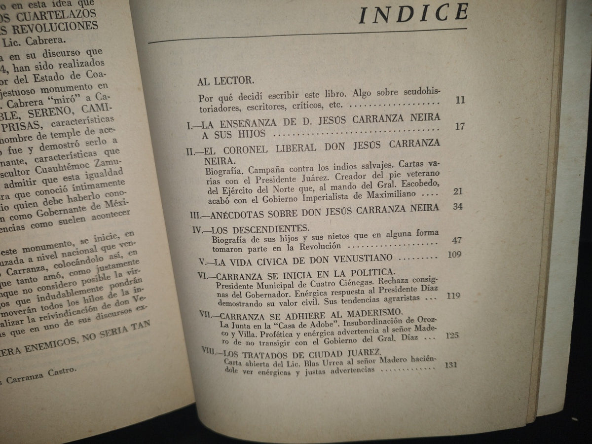 23- Origen, Destino Y Legado De Carranza - Ing. Jesús Carranza Castro - Primera Edición 1977