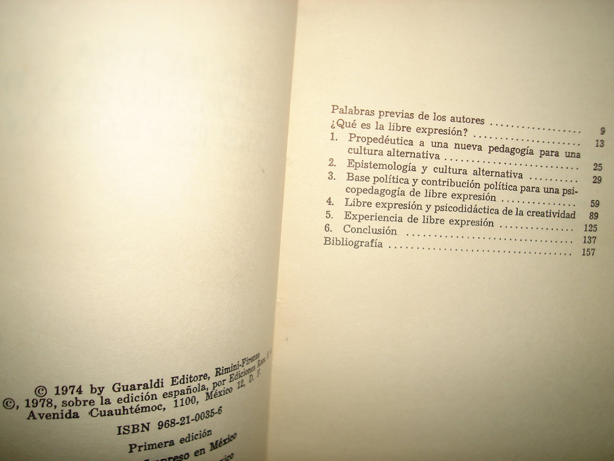 10- Hacia Una Psicopedagogía De Libre Expresión - Merciai / Fioretti / Contini