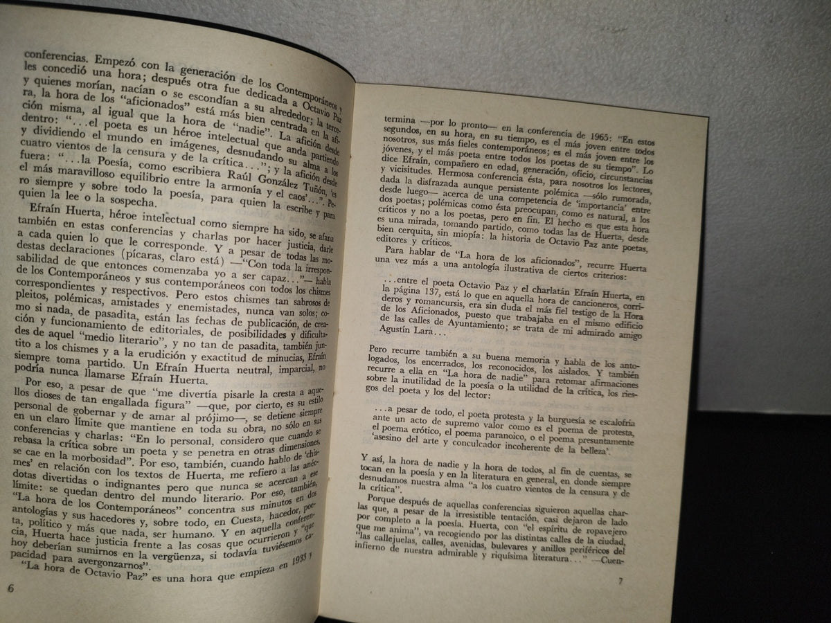 84- Aquellas Conferencias, Aquellas Charlas - Efraín Huerta - Universidad Nacional Autónoma De México. Primera Edición 1983