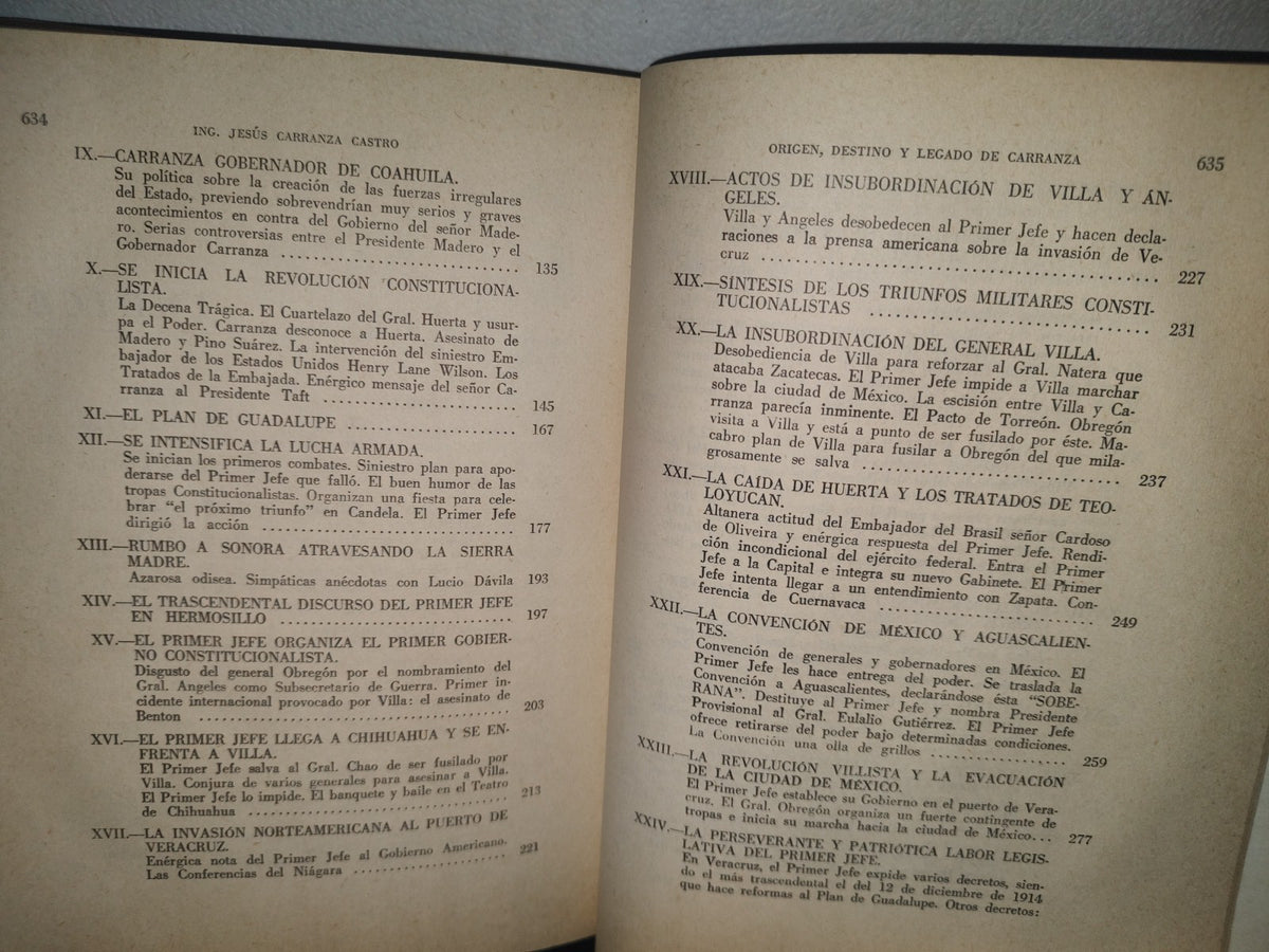 23- Origen, Destino Y Legado De Carranza - Ing. Jesús Carranza Castro - Primera Edición 1977
