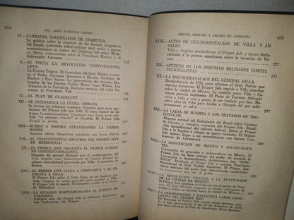 23- Origen, Destino Y Legado De Carranza - Ing. Jesús Carranza Castro - Primera Edición 1977