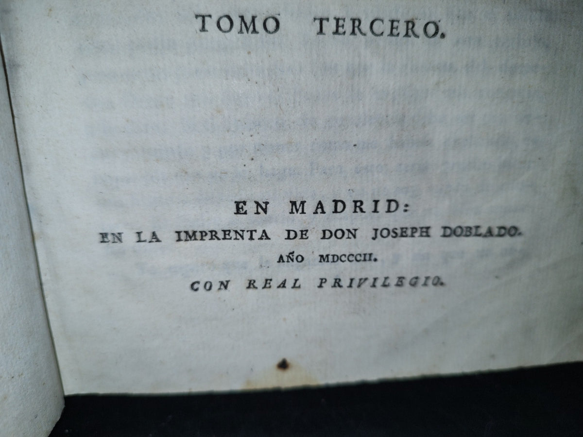 59- El Evangelio En Triunfo O Historia De Un Filósofo Desengañado. Tomo Tercero - 1802
