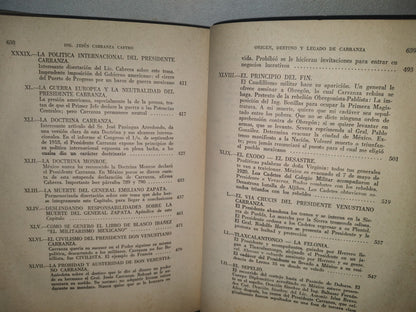 23- Origen, Destino Y Legado De Carranza - Ing. Jesús Carranza Castro - Primera Edición 1977