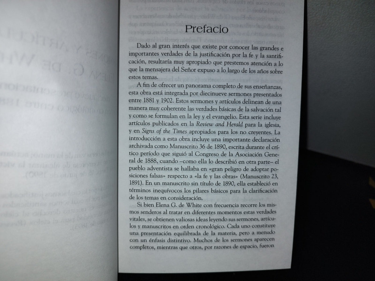 64- Fe Y Obras. Sermones Y Artículos De Elena G. De White