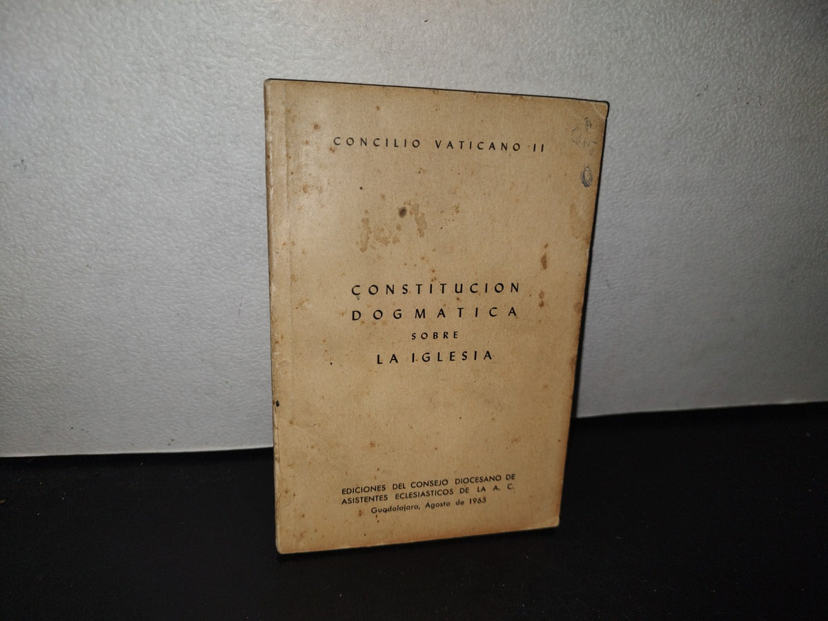 85- Concilio Vaticano Ii. Constitución Dogmática Sobre La Iglesia - 1965