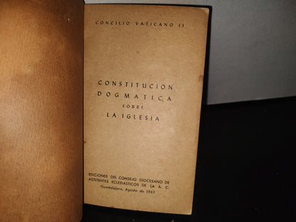 85- Concilio Vaticano Ii. Constitución Dogmática Sobre La Iglesia - 1965
