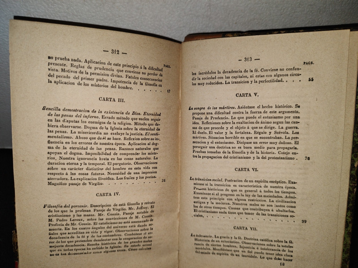 65- Cartas A Un Escéptico En Materia De Religión - Don Jaime Balmes - 1880