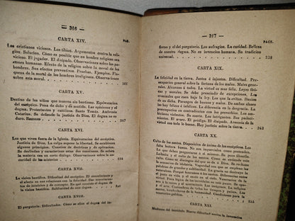 65- Cartas A Un Escéptico En Materia De Religión - Don Jaime Balmes - 1880