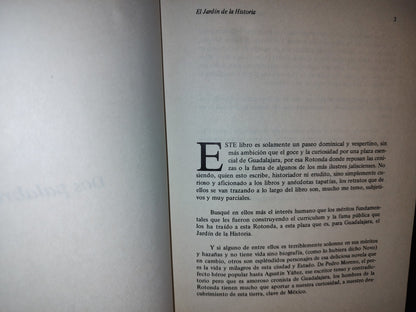209- El Jardín De La Historia - Guillermo García Oropeza. Ayuntamiento De Guadalajara - 1A. Ed. 1988