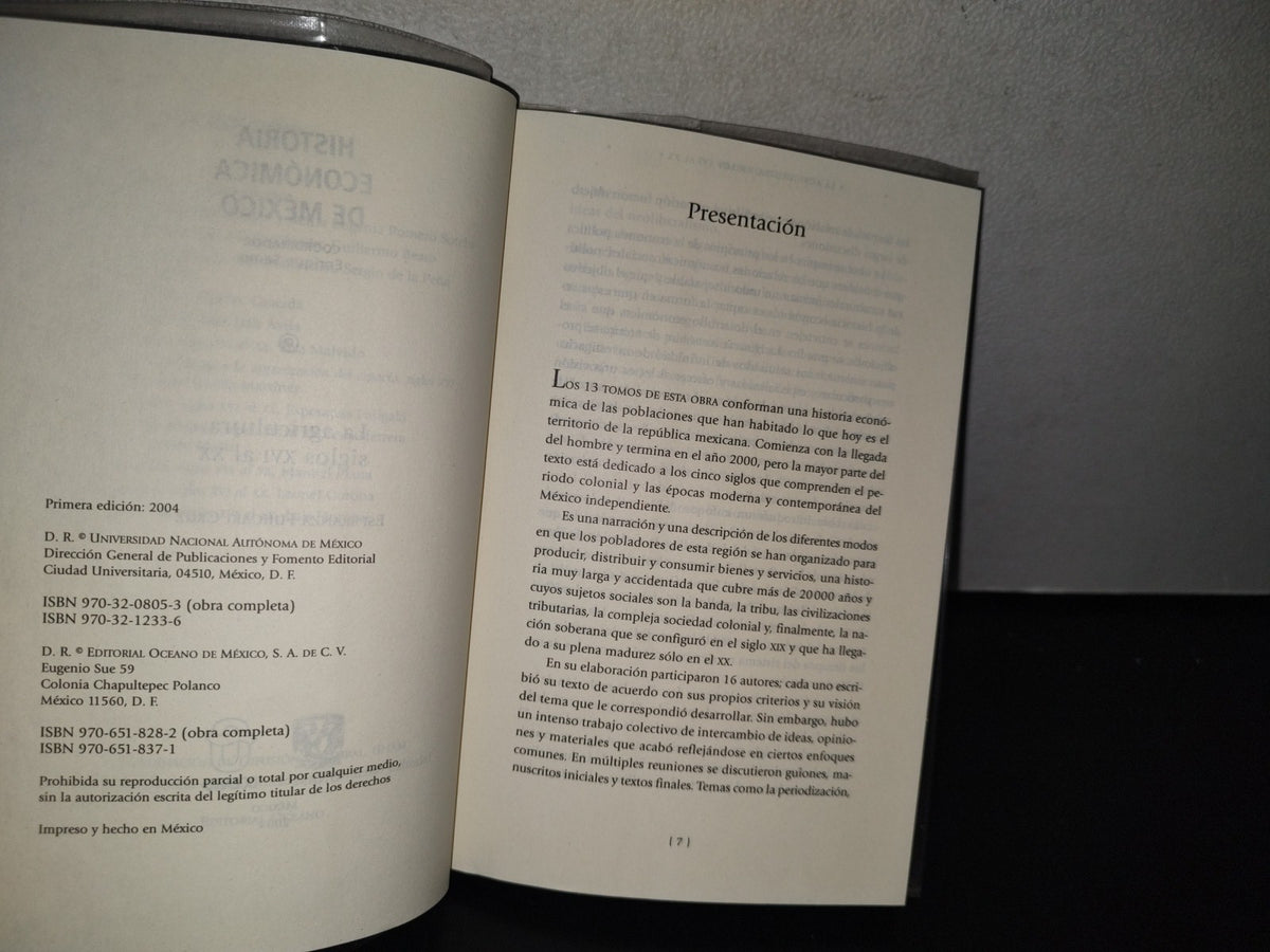 80- Historia Económica De México. La Agricultura, Siglos XVI Al XX - Esperanza Fujigaki - Universidad Nacional Autónoma De México - Primera Edición: 2004