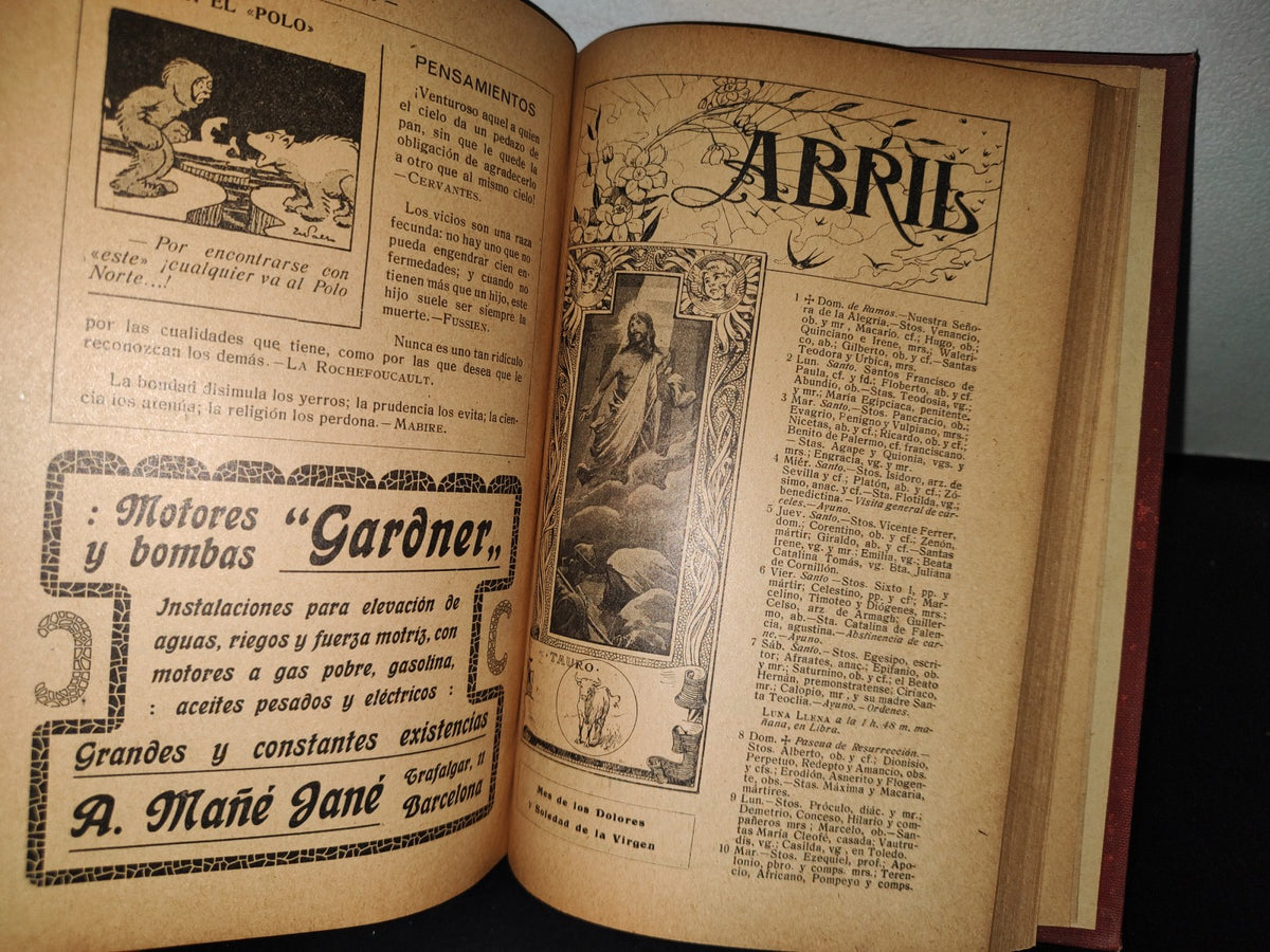 65- Almanaque Ilustrado De ”El Social” Para 1917