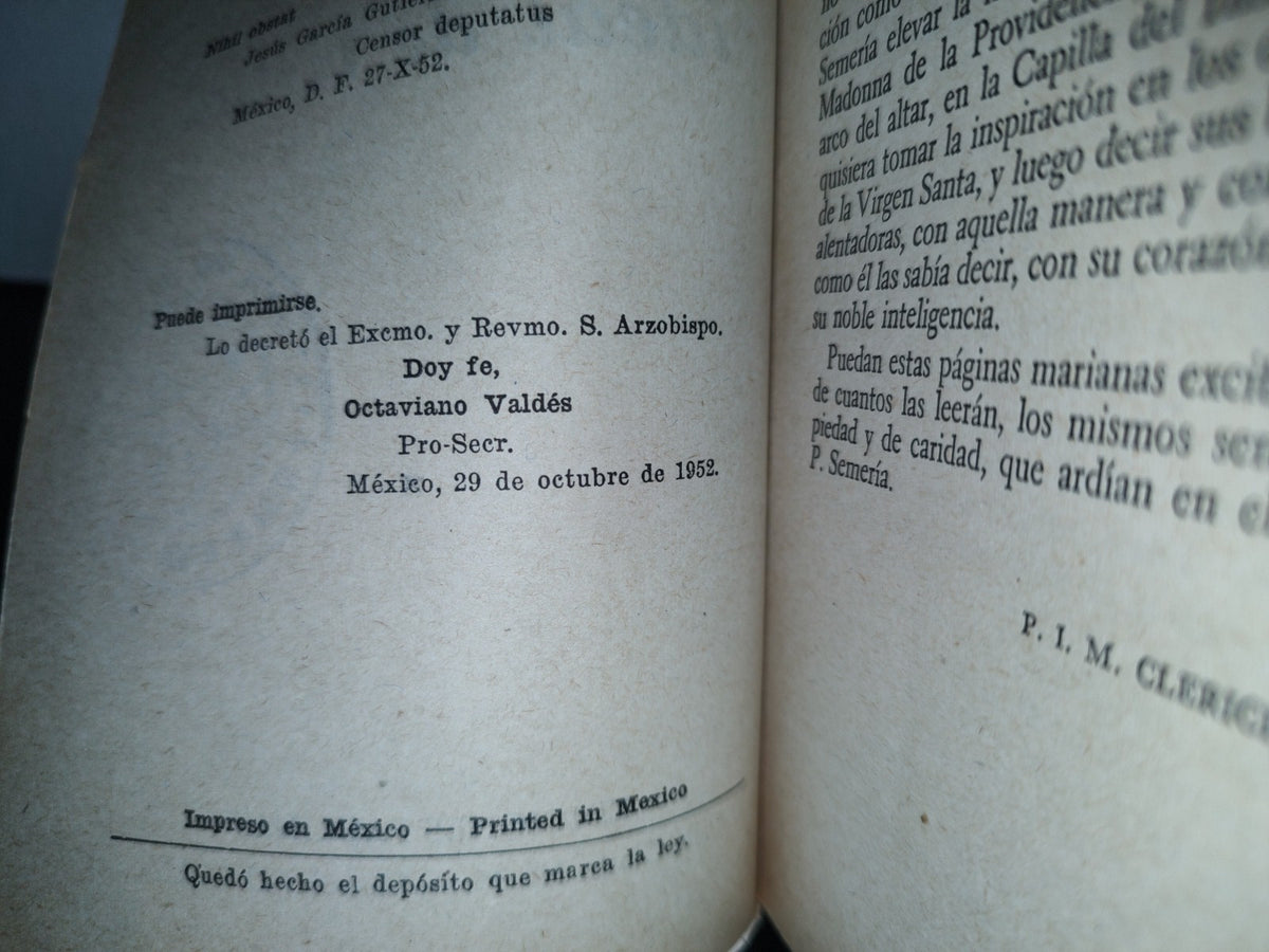85- María Ideal De Virtud - P. Juan Semeria - Ediciones Paulinas - 1952