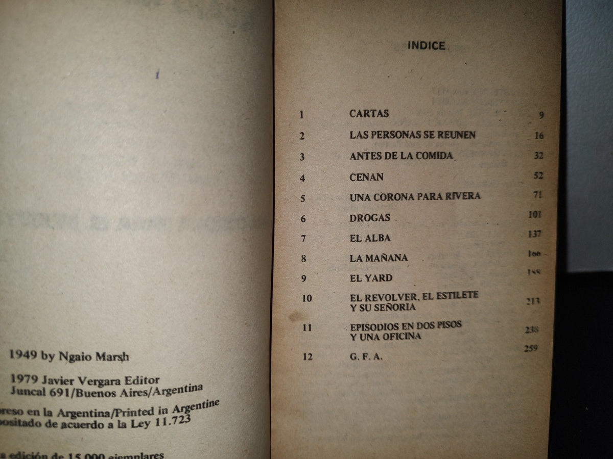 57- Una Corona Para El Muerto . Ngaio Marsh