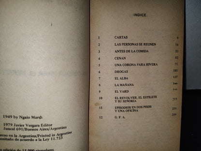 57- Una Corona Para El Muerto . Ngaio Marsh