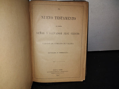 64- El Nuevo Testamento De Nuestro Señor Y Salvador Jesu Cristo: Versión De Cipriano Valera - 1908