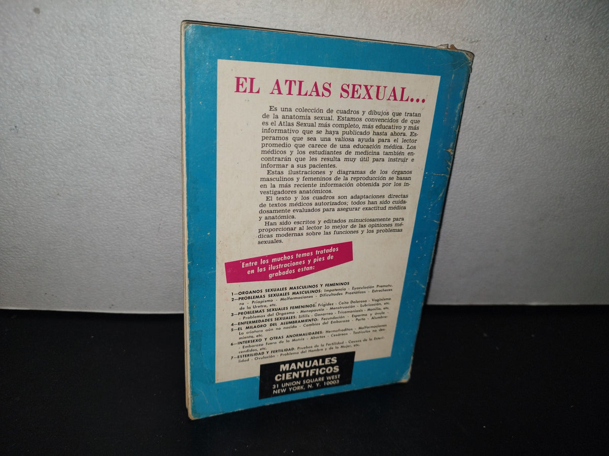 84- Atlas Sexual. 287 Ilustraciones - Dr. Lemon Clark -1966