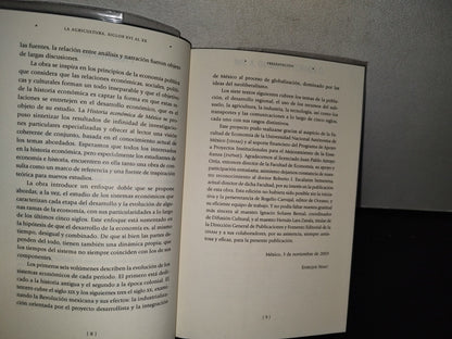 80- Historia Económica De México. La Agricultura, Siglos XVI Al XX - Esperanza Fujigaki - Universidad Nacional Autónoma De México - Primera Edición: 2004