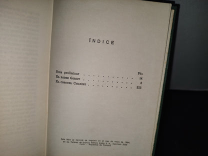 188- El Padre Goriot / El Coronel Chabert - Honoré De Balzac. Gráfica Editora Colón 1964