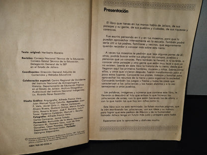 114- Libro Vintage De La Sep: Jalisco, Perla Sobre La Arena. Monografía Estatal, Sep - 1981