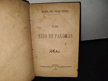 60- Un Nido De Palomas - María Del Pilar Sinués - 1889