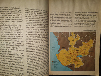 114- Libro Vintage De La Sep: Jalisco, Perla Sobre La Arena. Monografía Estatal, Sep - 1981