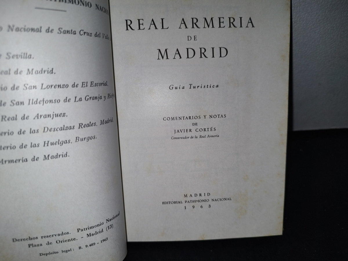 57- La Real Armería De Madrid - 1963