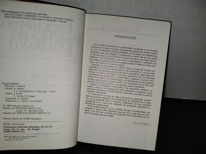 123- Enciclopedia Práctica Del Estudiante2. Atlas Universal - Promexa. Ediciones Nauta - 1982