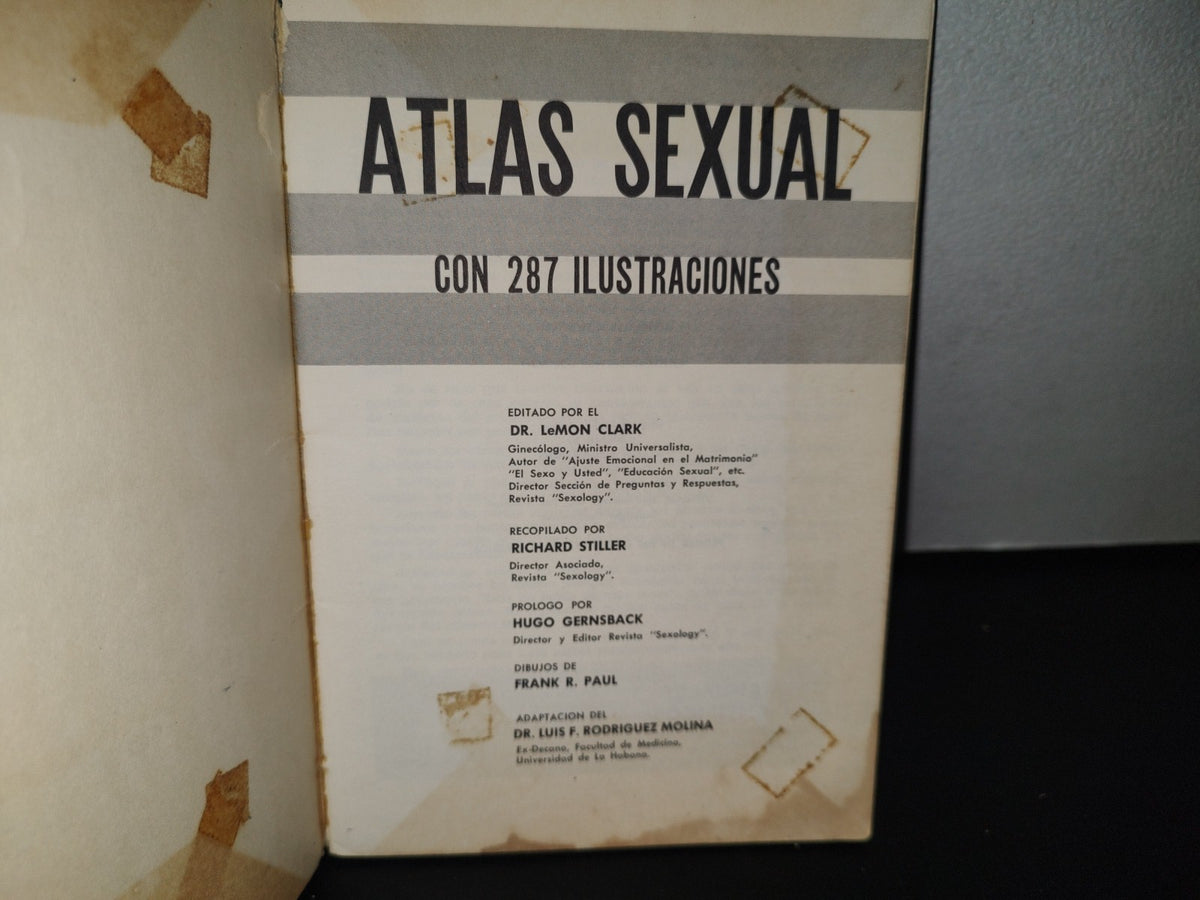 84- Atlas Sexual. 287 Ilustraciones - Dr. Lemon Clark -1966
