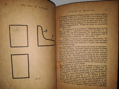 59- Dibujo De Máquinas - Karl Laudien - 1945