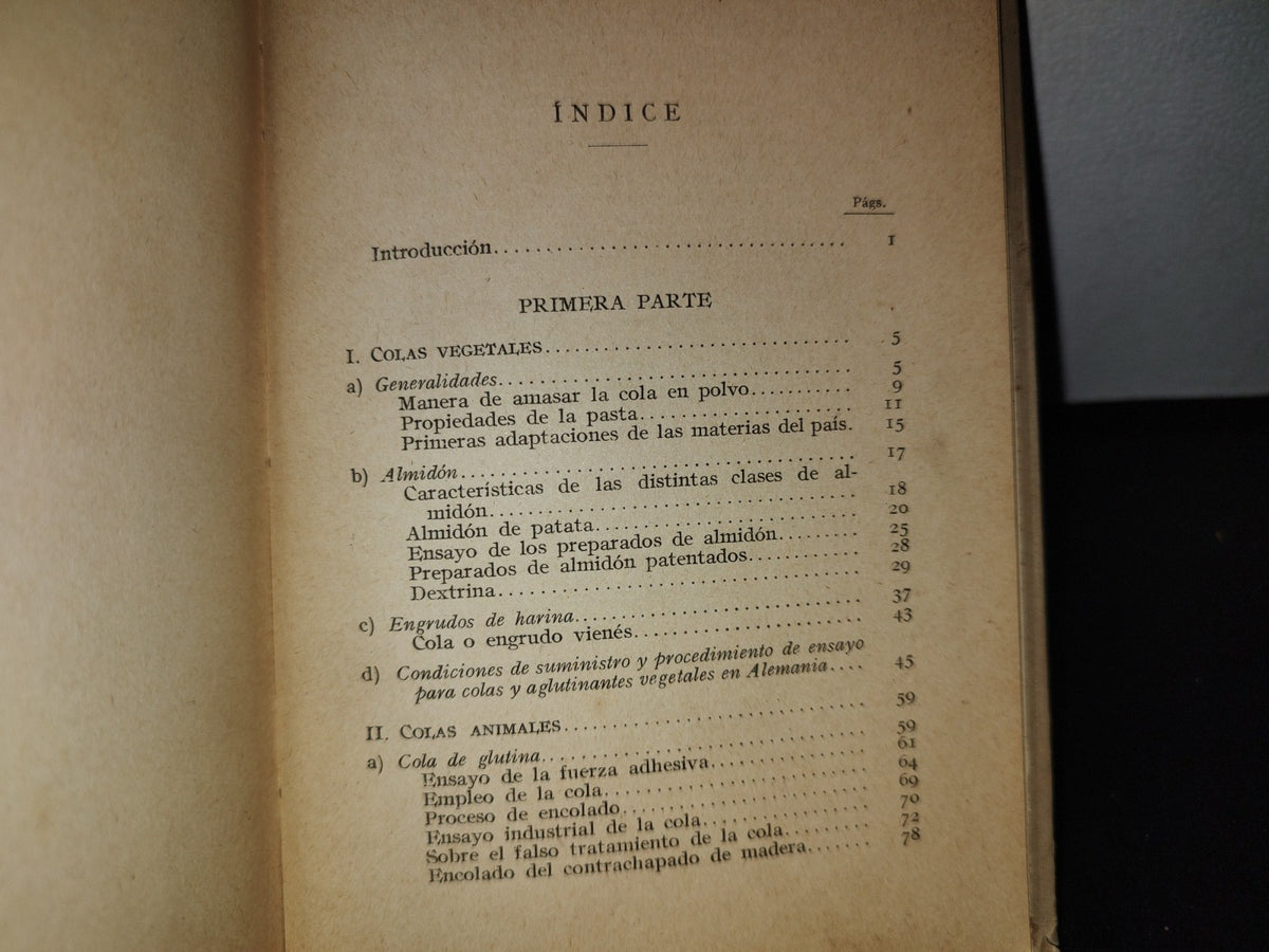 63- Colas Y Masillas - K. Micksch. Editorial Gustavo Gili, S. A. - 1944