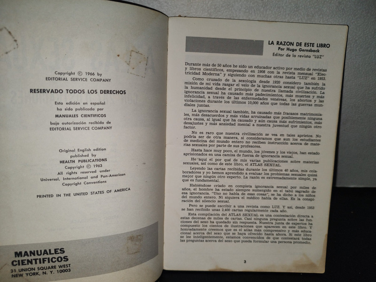 84- Atlas Sexual. 287 Ilustraciones - Dr. Lemon Clark -1966