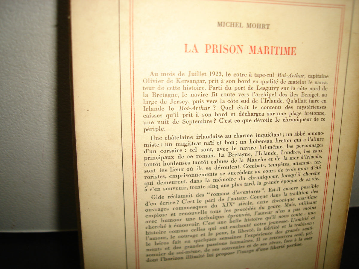 169- Francés - La Prison Maritime - Michel Mohrt - 1961