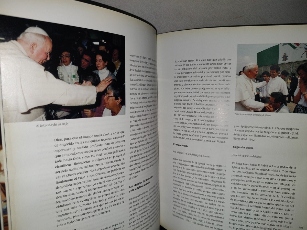 75- Padre Y Pastor. Su Santidad Juan Pablo Ii En México. Textos Jesús Villaseñor Ojeda - 1999