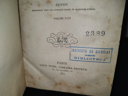 59- Oeuvres Completes De Bossuet. Volume XXXI - 1875