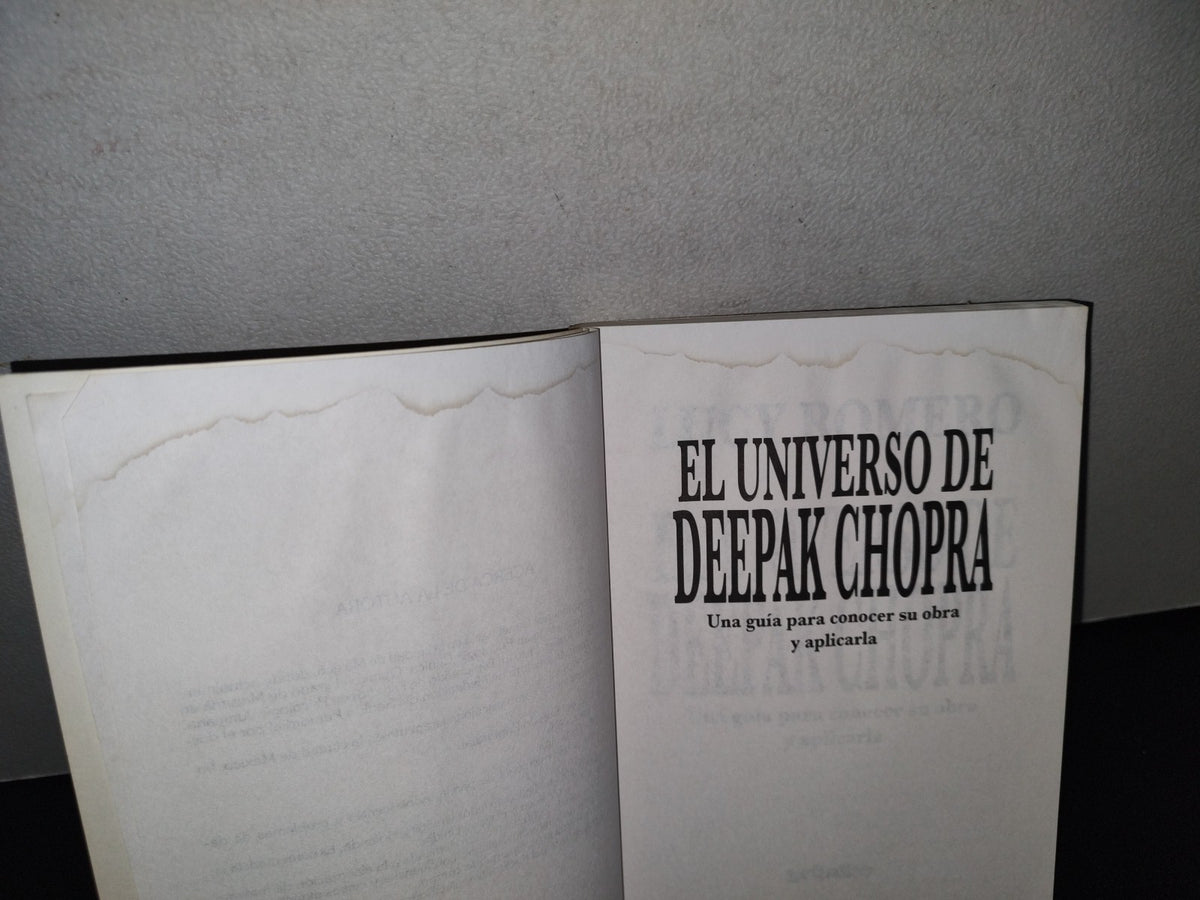 188- El Universo De Deepak Chopra - Lucy Romero