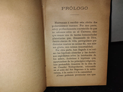 64- Los Astros Habitados, Rafael Pijoan, Madrid Librería Editorial De Bailly-Bailliere É Hijos, 1895