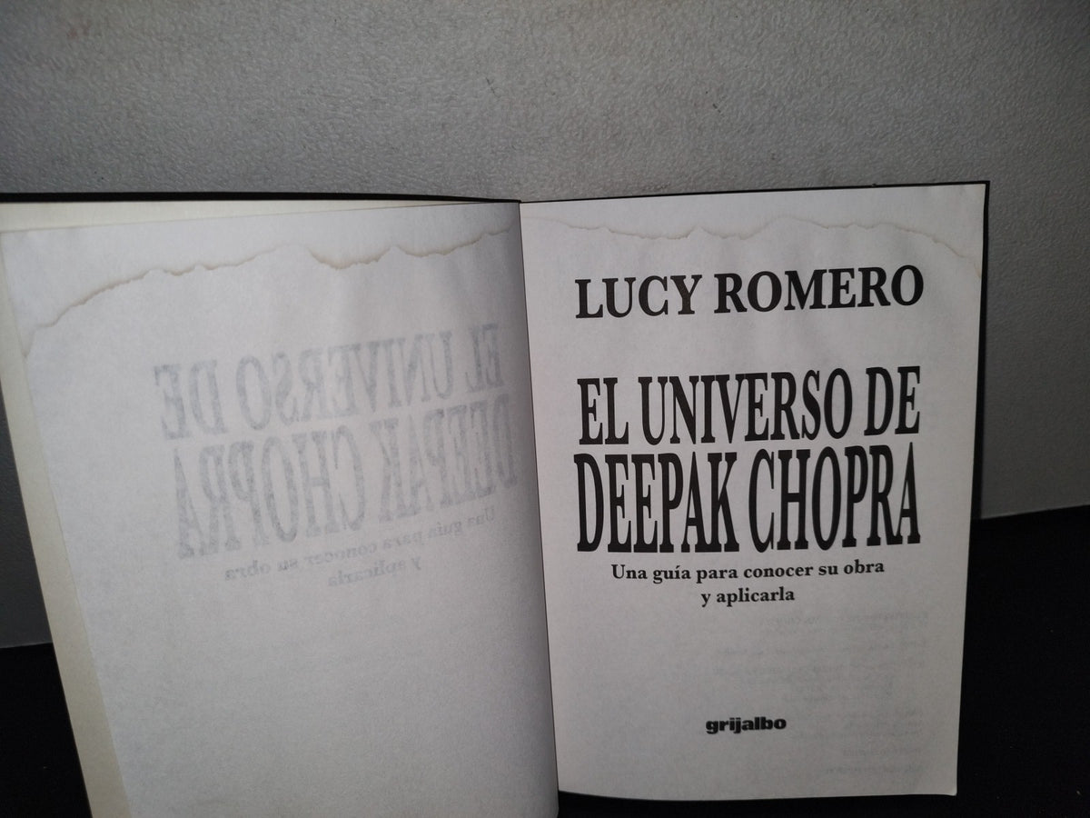 188- El Universo De Deepak Chopra - Lucy Romero