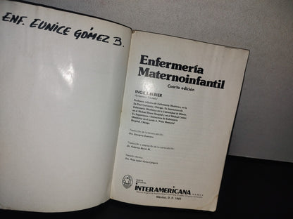 87-2- Enfermería Maternoinfantil - I. J. Bleier - Cuarta Edición - Editorial Interamericana