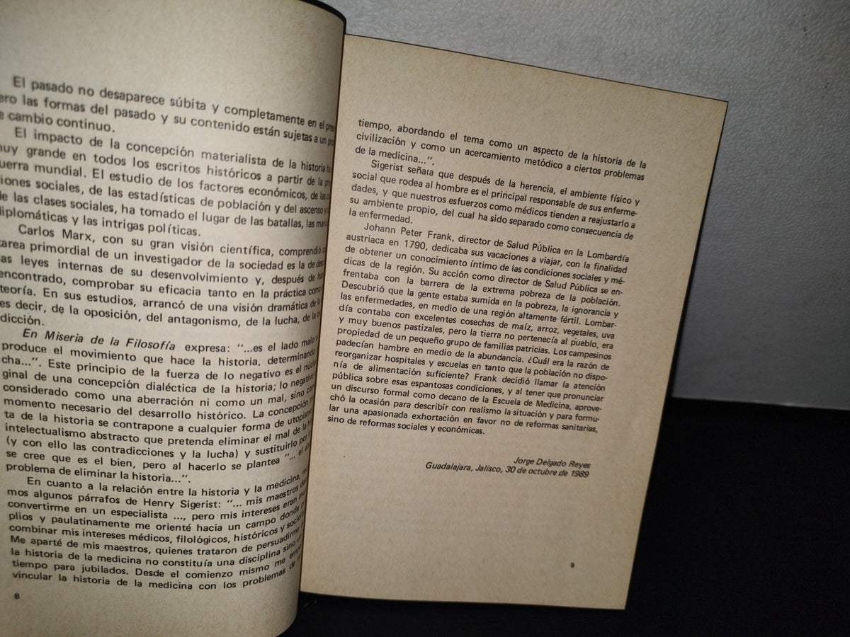 160- Historia De La Facultad De Medicina De La Real Y Literaria Universidad De Guadalajara - 1990